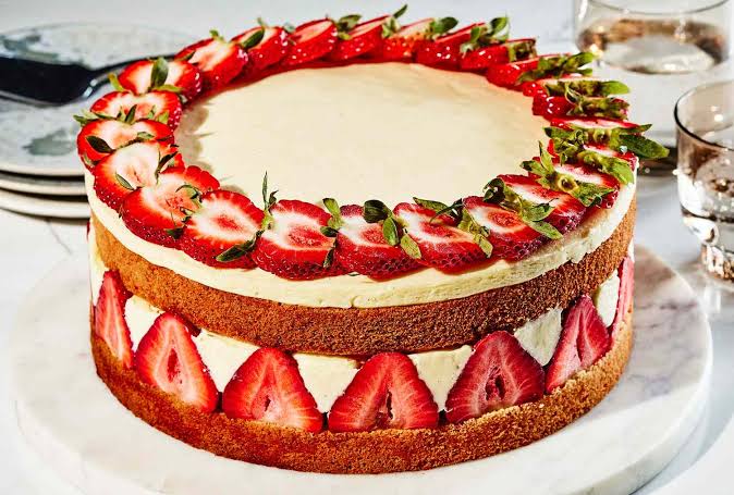 Pastel de Fresa